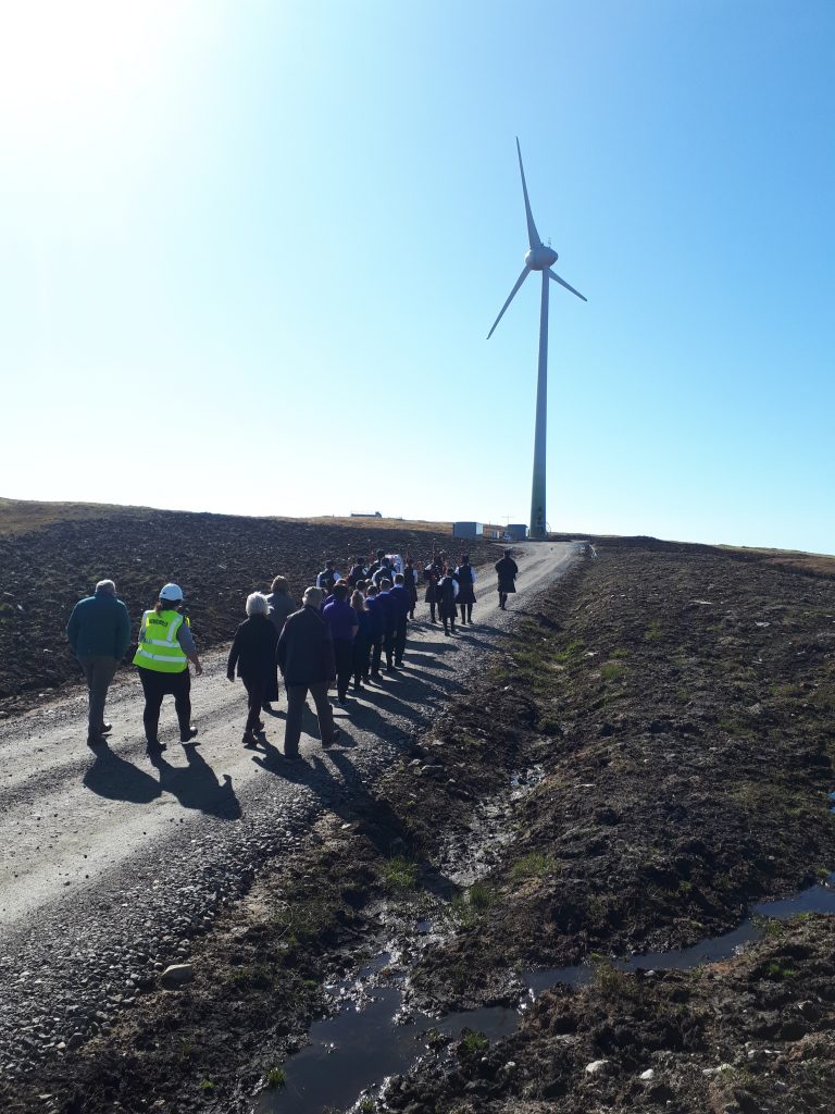 North Uist wind turbine