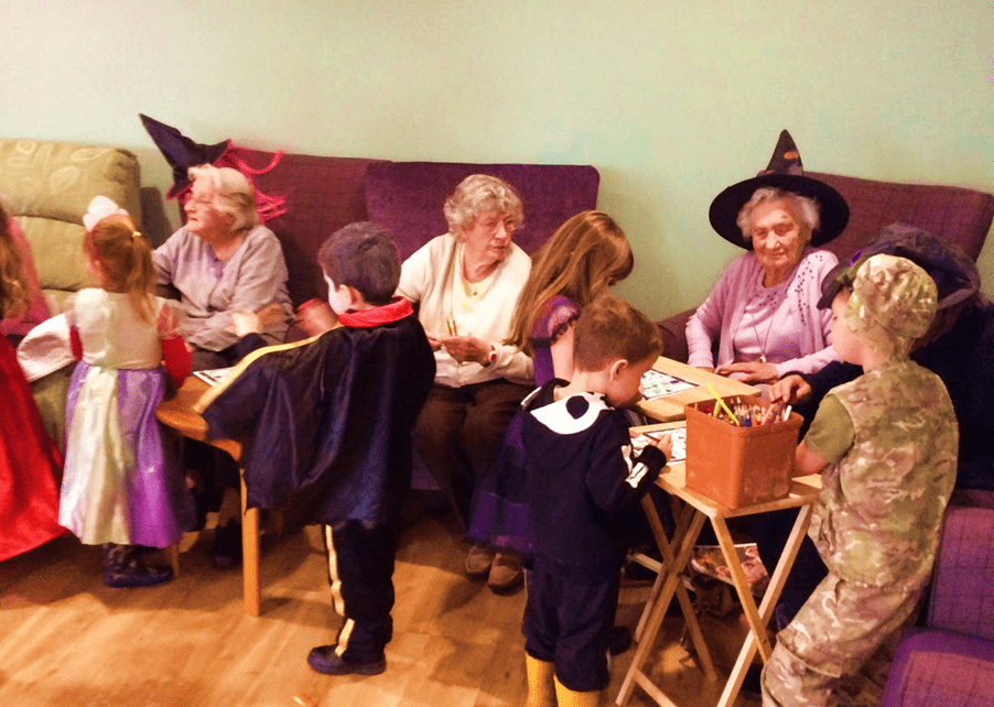 children and adults at Bradbury Centre