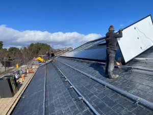 Strathdearn shop and cafe solar panels